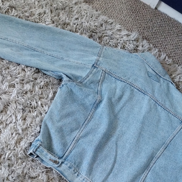 Vintage Denim Jacket with Medal Accents - Picture 7 of 8